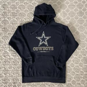 [Size Medium] Unisex NFL Dallas Cowboys Authentic Navy Hoodie